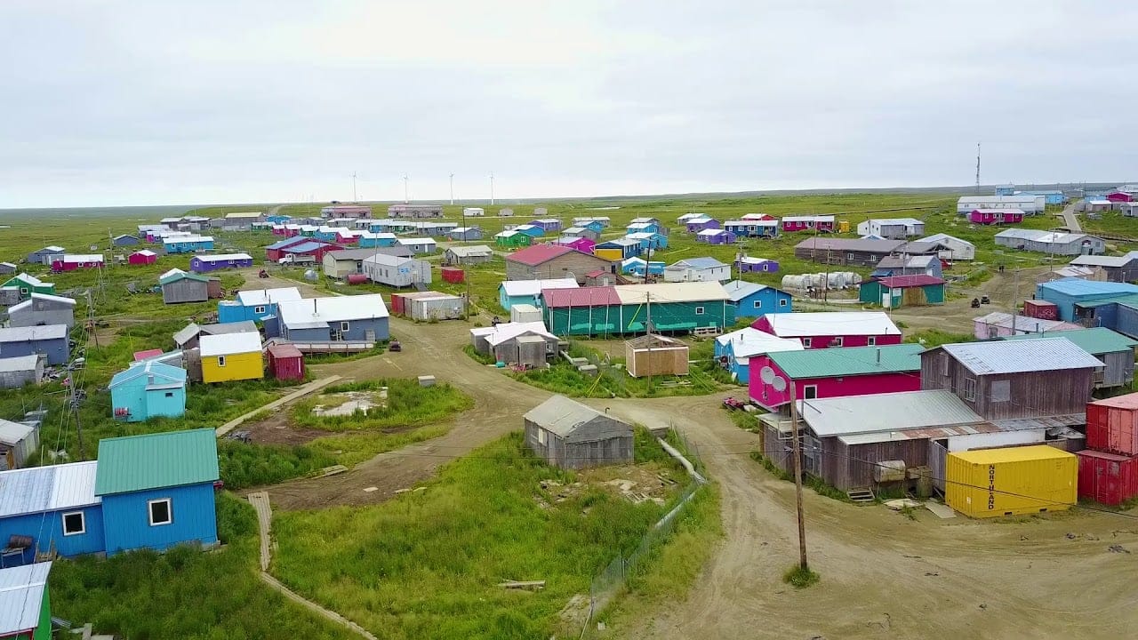 Rural village in Alaska